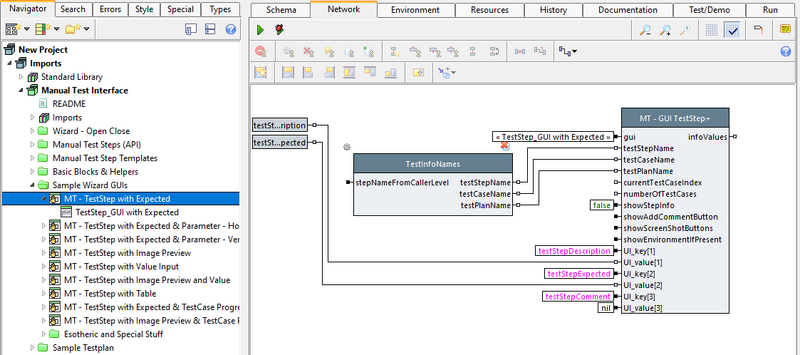 MT - TestStep with Expected as example how to create a customized GUI